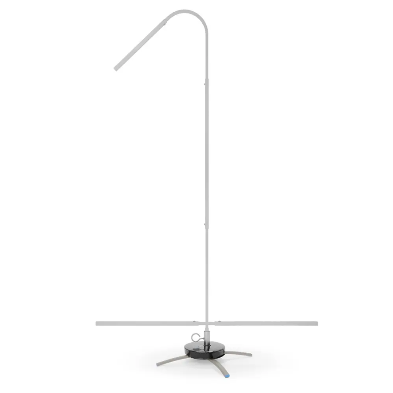 6' Silver Rainbow - Number 1 Aluminum Snap & Click Balloon Frame With Base | Balloons Not Included