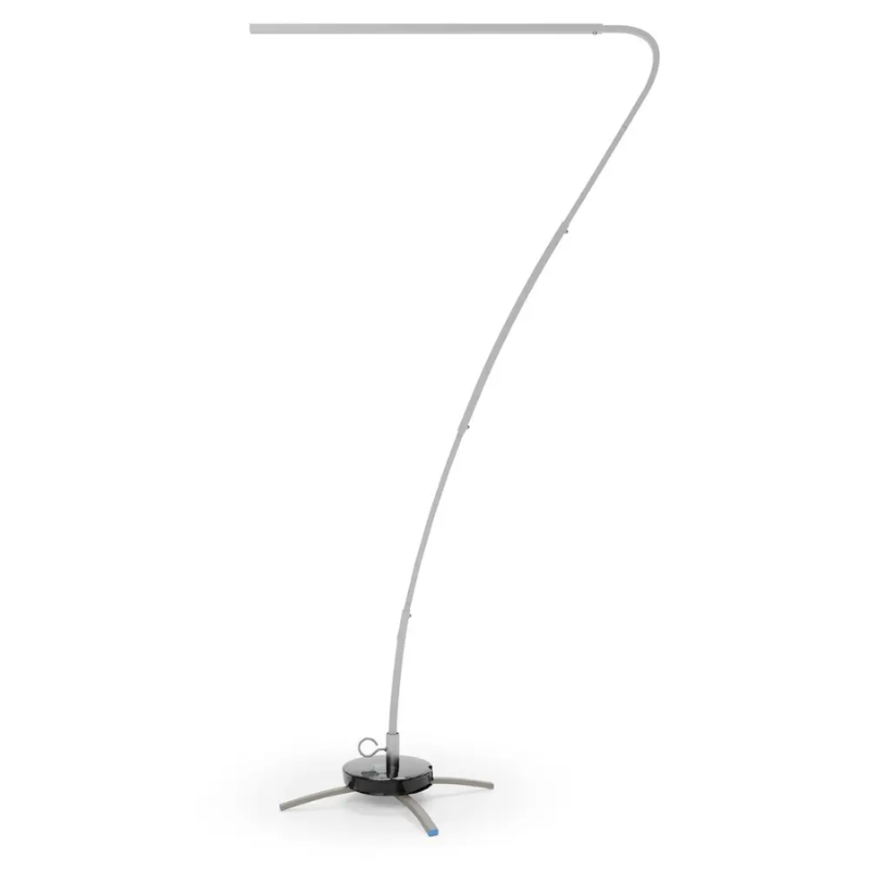 6' Silver Rainbow - Number 7 Aluminum Snap & Click Balloon Frame With Base | Balloons Not Included