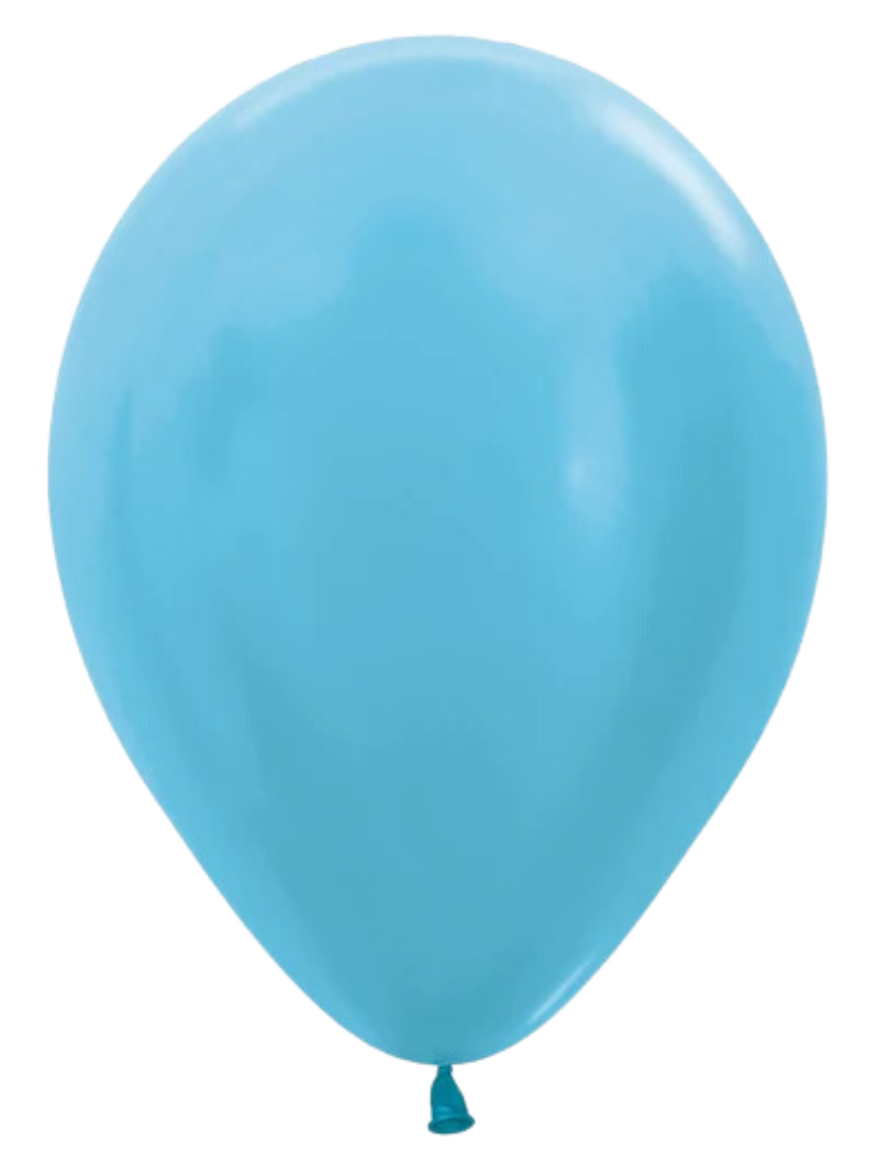 5" Sempertex  Satin Pearl Blue Latex Balloons | 100 Count
