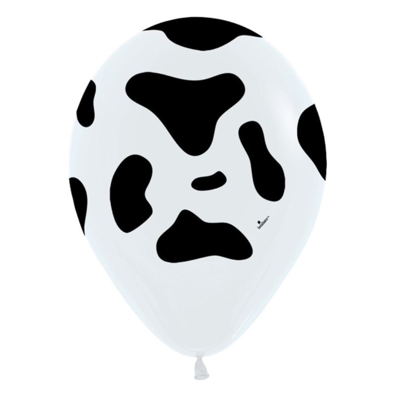 11" Sempertex Cow Print Latex Balloons | 50 Count