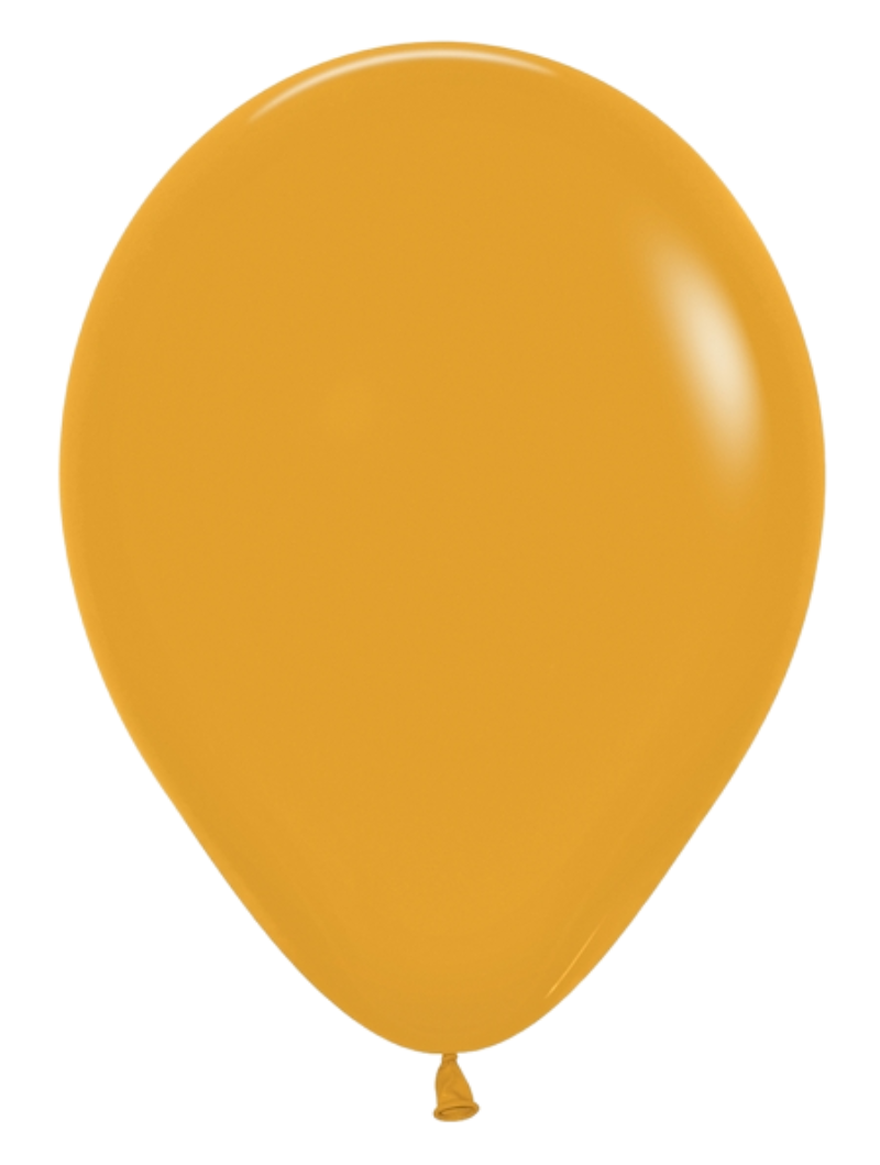 5" Sempertex Deluxe Mustard Latex Balloons | 100 Count