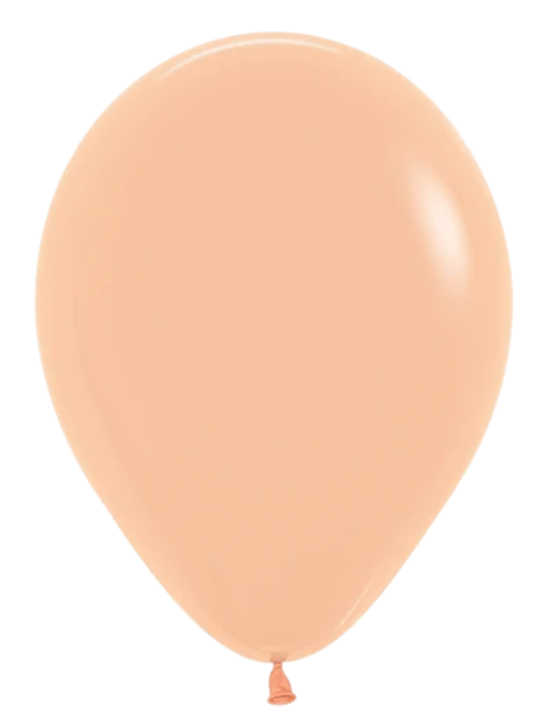 5" Sempertex Deluxe Peach Blush Latex Balloons | 100 Count