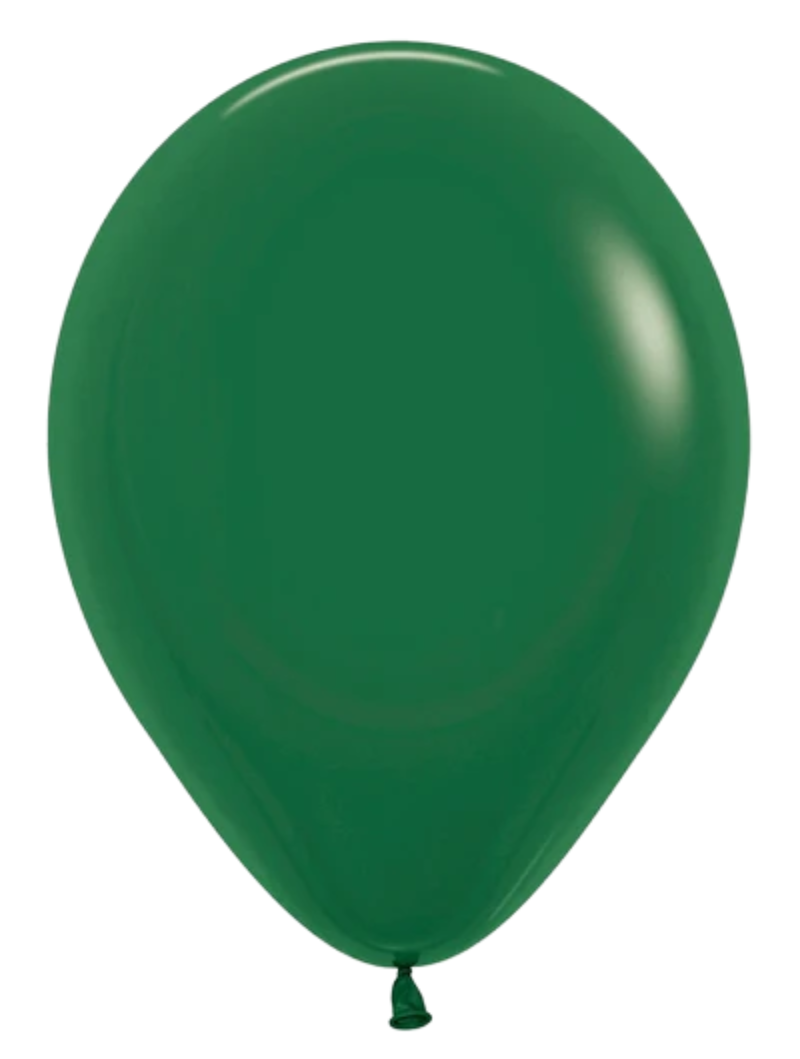 5" Sempertex Fashion Forest Green Latex Balloons | 100 Count