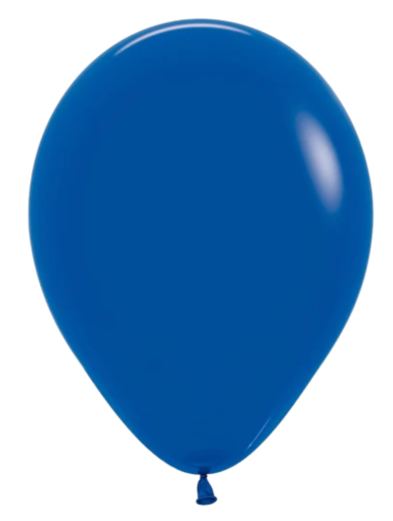 11" Sempertex Fashion Royal Blue Latex Balloons | 100 Count