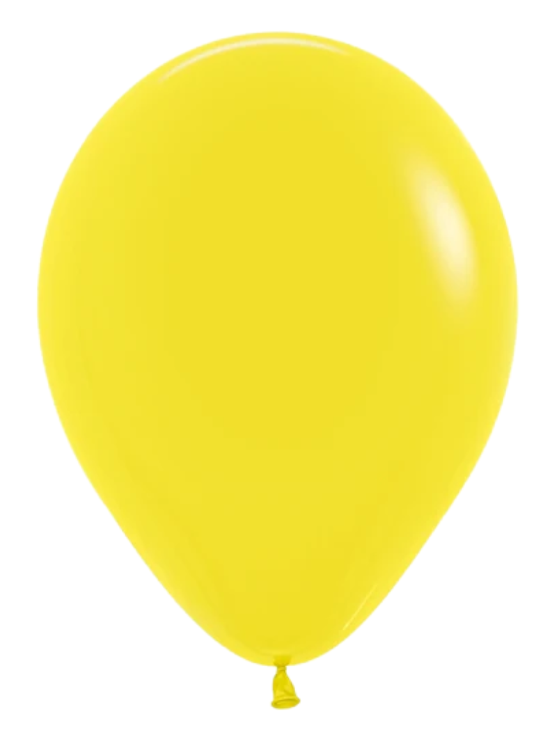 11" Sempertex Fashion Yellow Latex Balloons | 100 Count