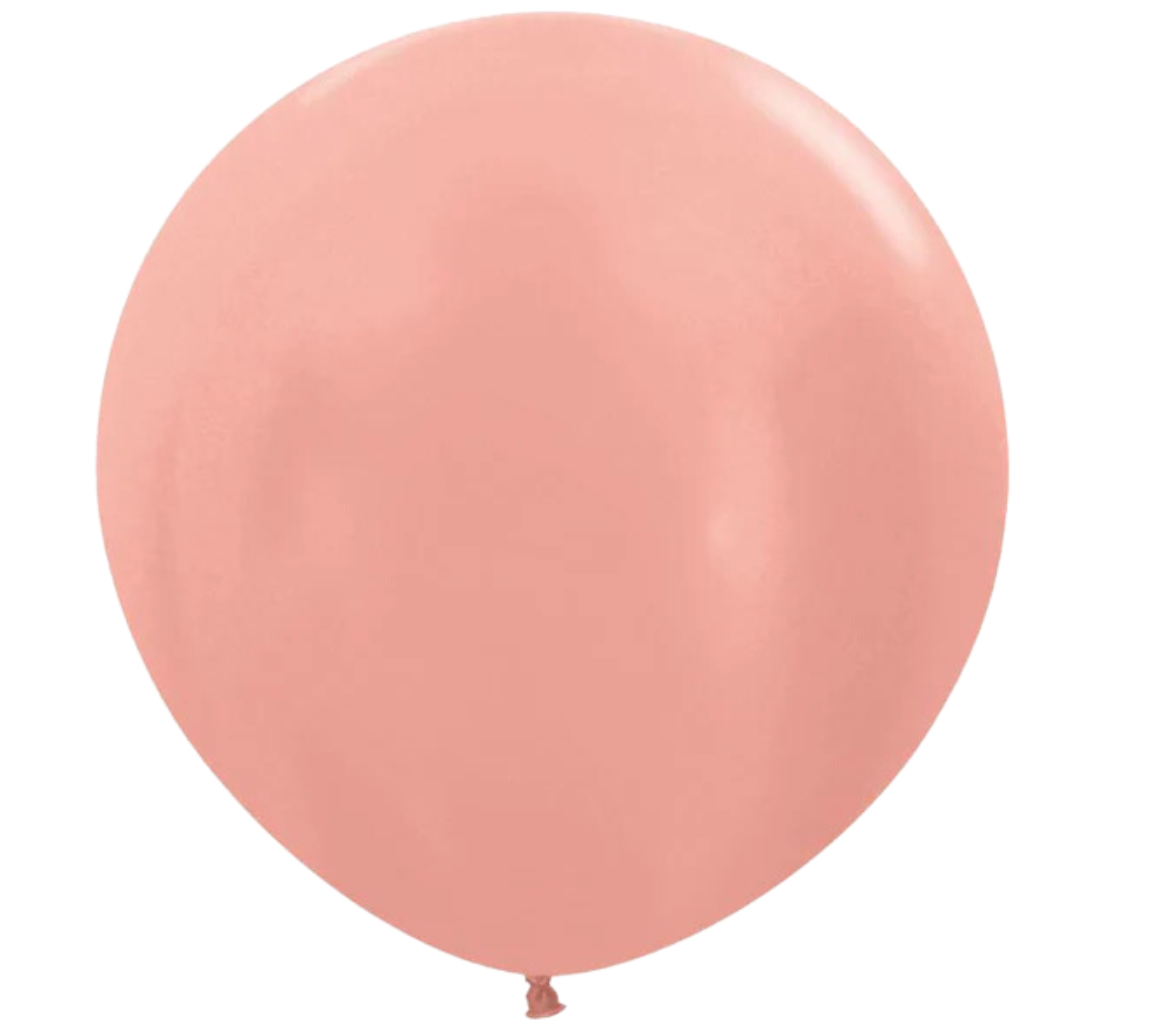 24" Sempertex Metallic Pearlized Rose Gold Latex Balloons | 10 Count