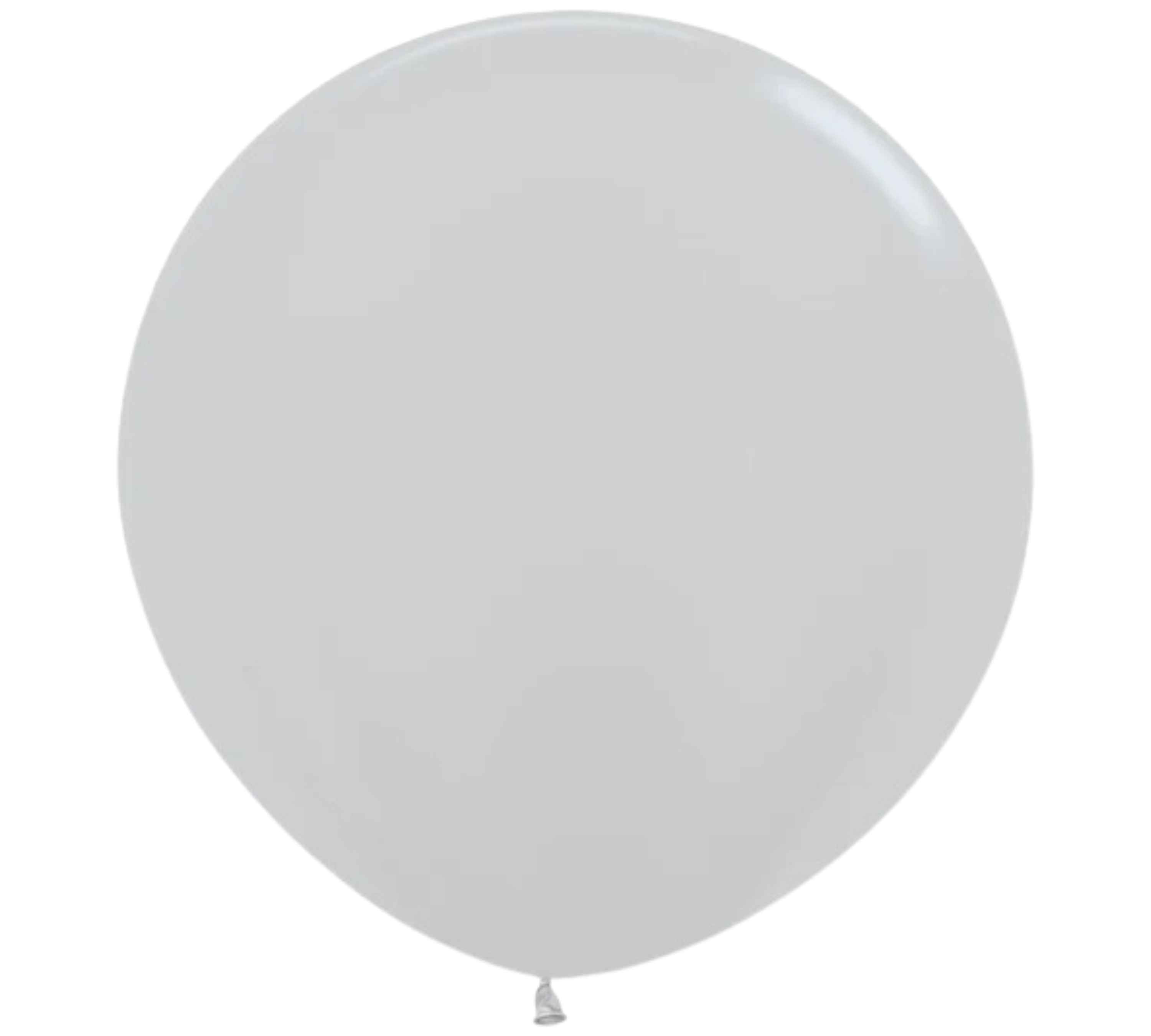 24" Sempertex Metallic Pearlized Silver Latex Balloons | 10 Count