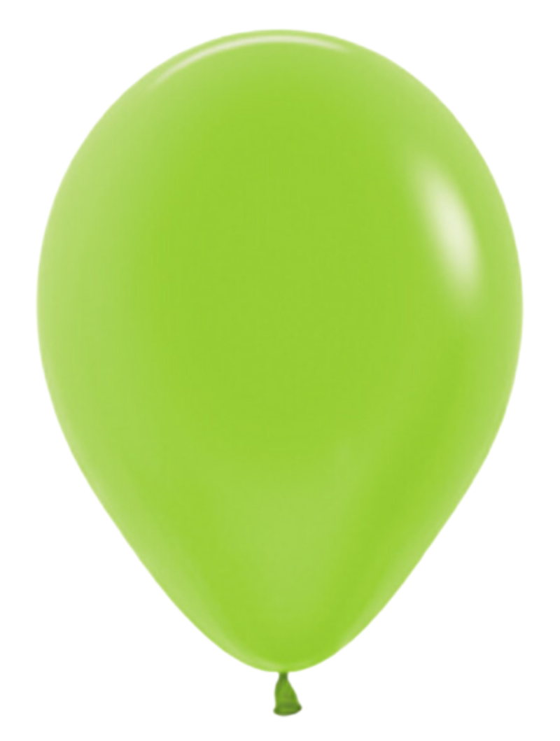 5" Sempertex Neon Green Latex Balloons | 100 Count