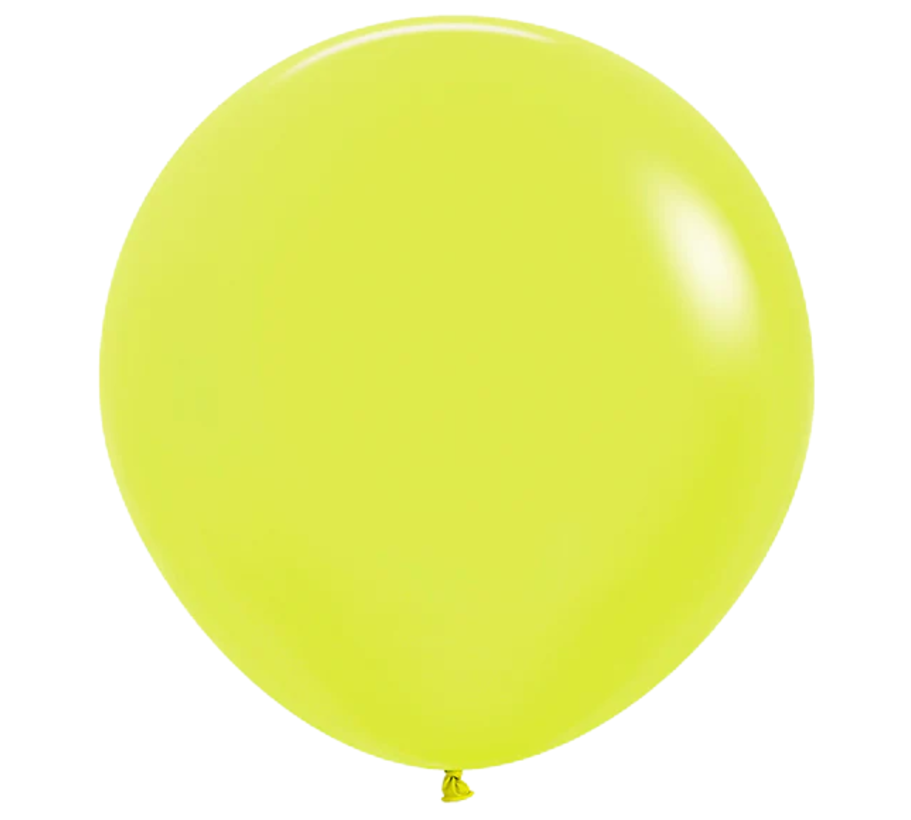 24" Sempertex Neon Yellow Latex Balloons | 10 Count