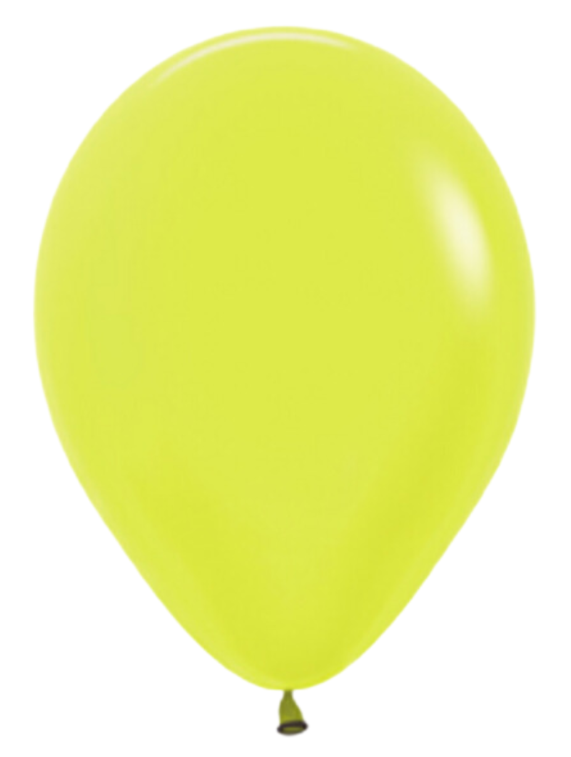 11" Sempertex Neon Yellow Latex Balloons | 100 Count