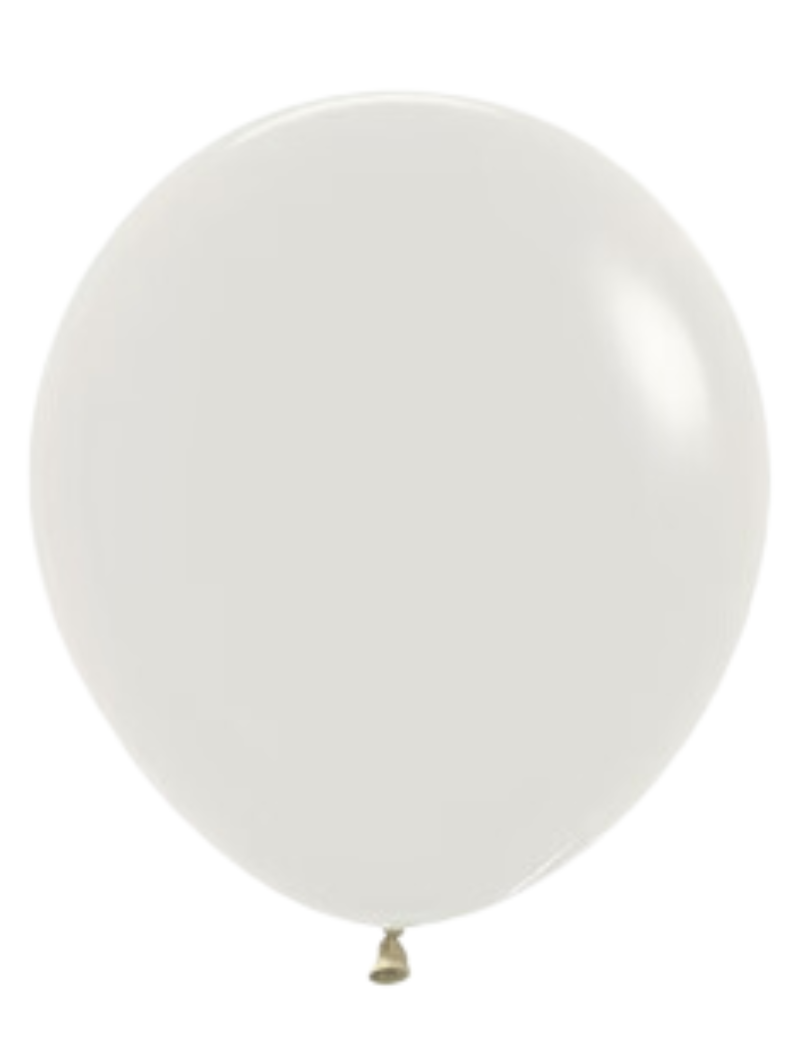 18" Sempertex Pastel Dusk Cream Latex Balloons | 25 Count