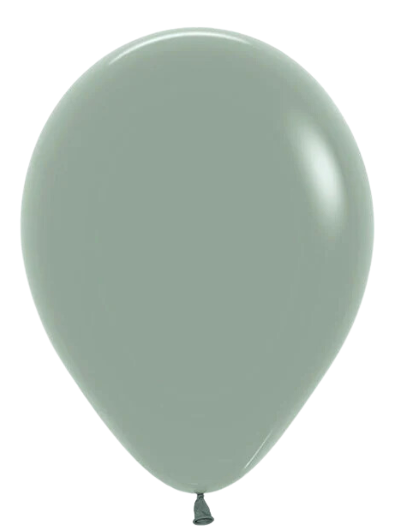 5" Sempertex Pastel Dusk Laurel Green Latex Balloons | 100 Count