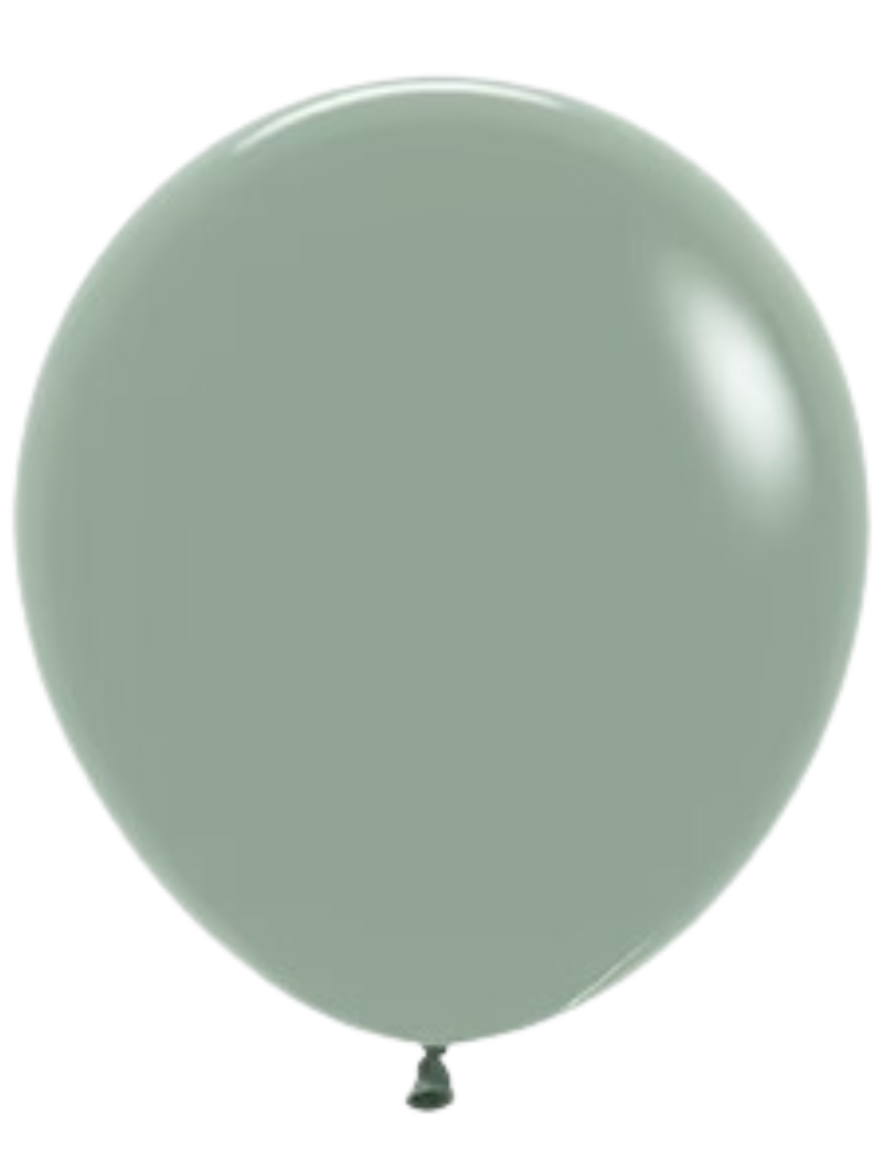 18" Sempertex Pastel Dusk Laurel Green Latex Balloons | 25 Count