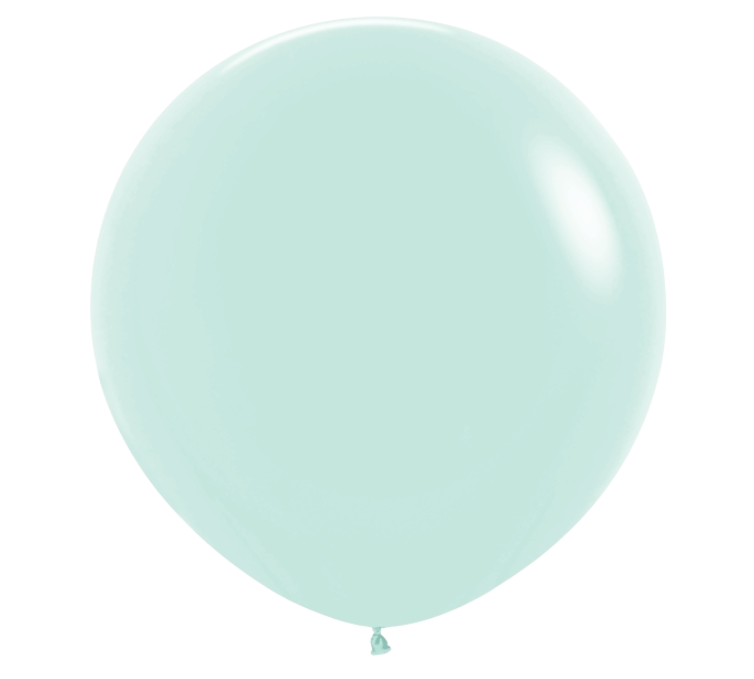 24" Sempertex Pastel Matte Green Latex Balloons | 10 Count