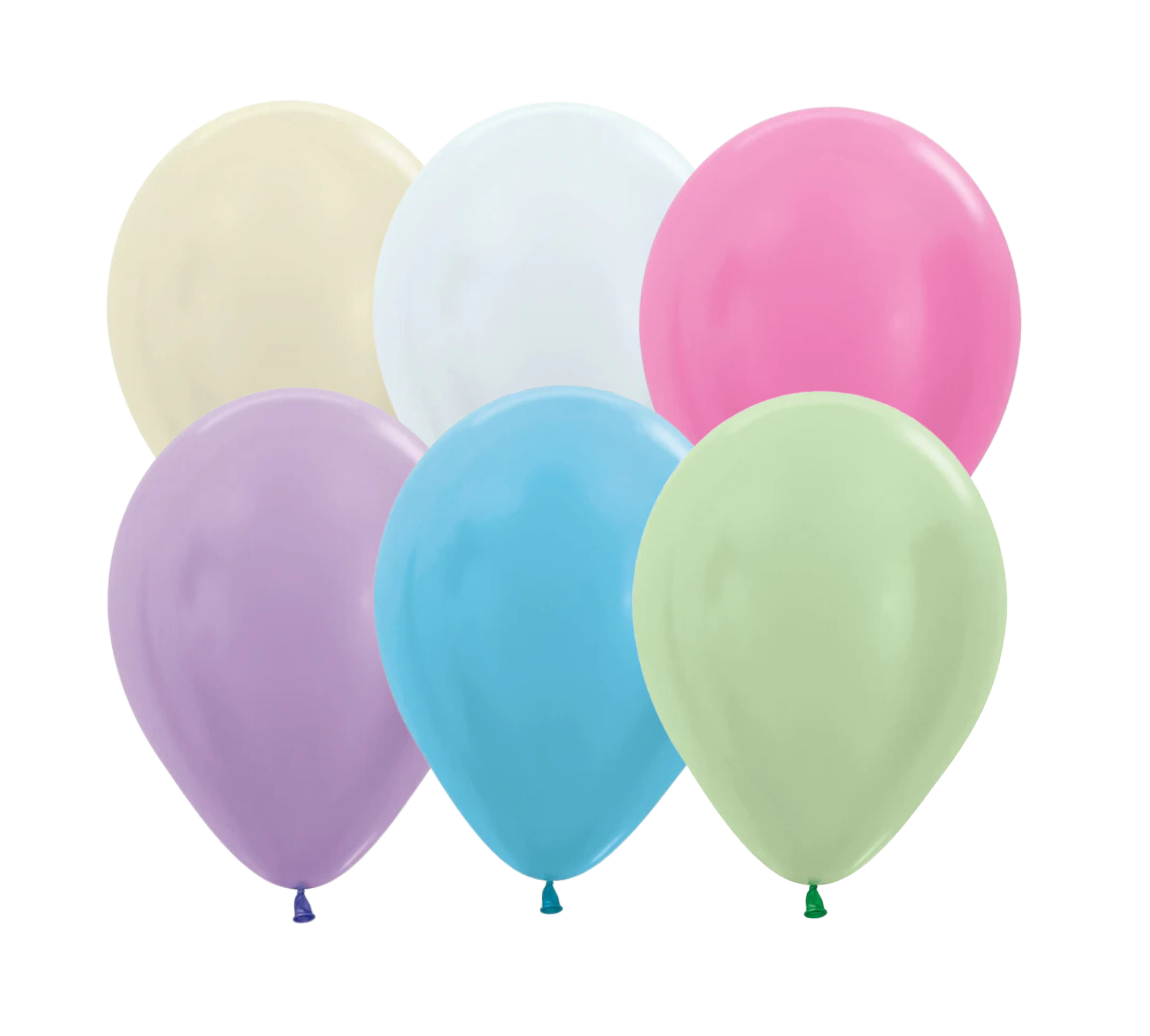 11" Sempertex Pearl Assortment Latex Balloons | 100 Count