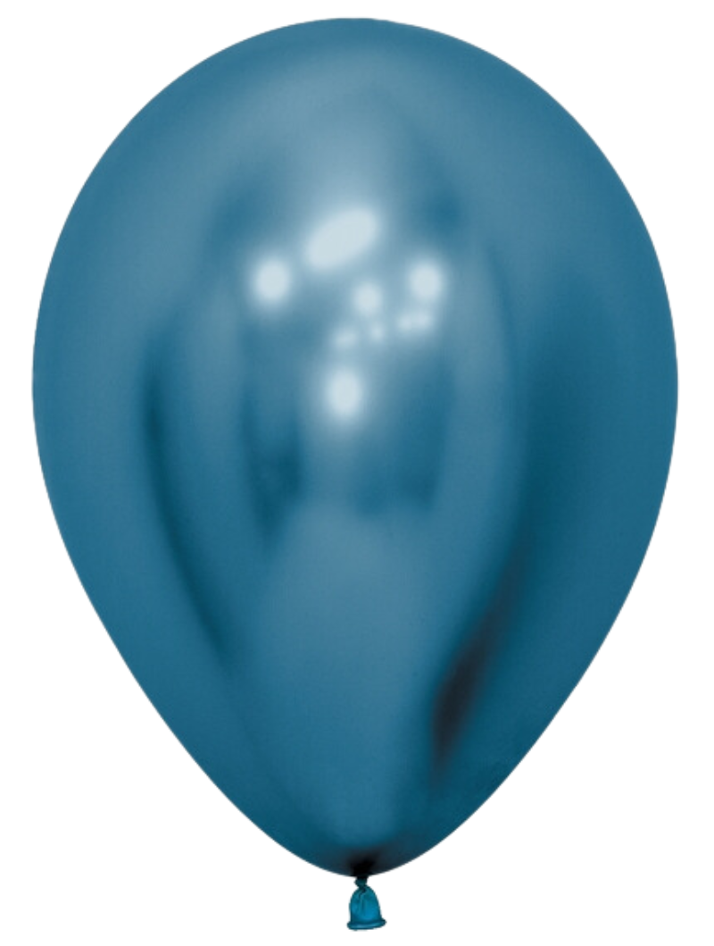 11" Sempertex Reflex Blue Latex Balloons | 50 Count