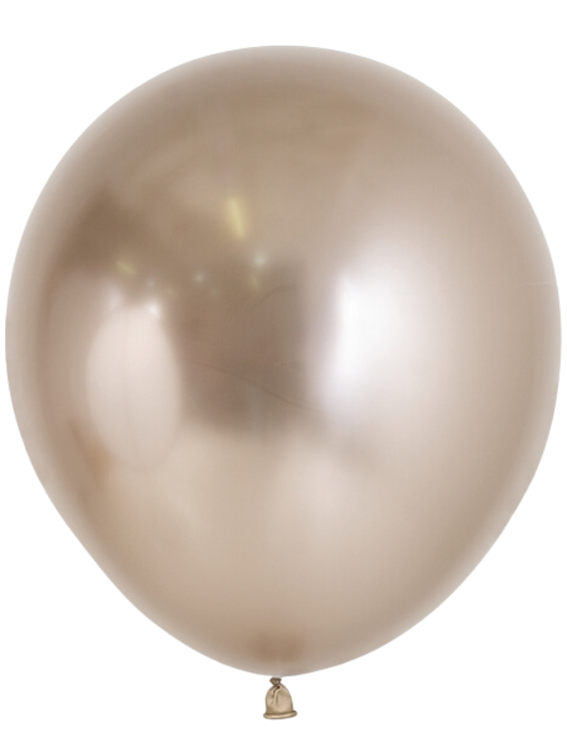 18" Sempertex Reflex Golden Luxury Assortment Latex Balloons | 15 Count