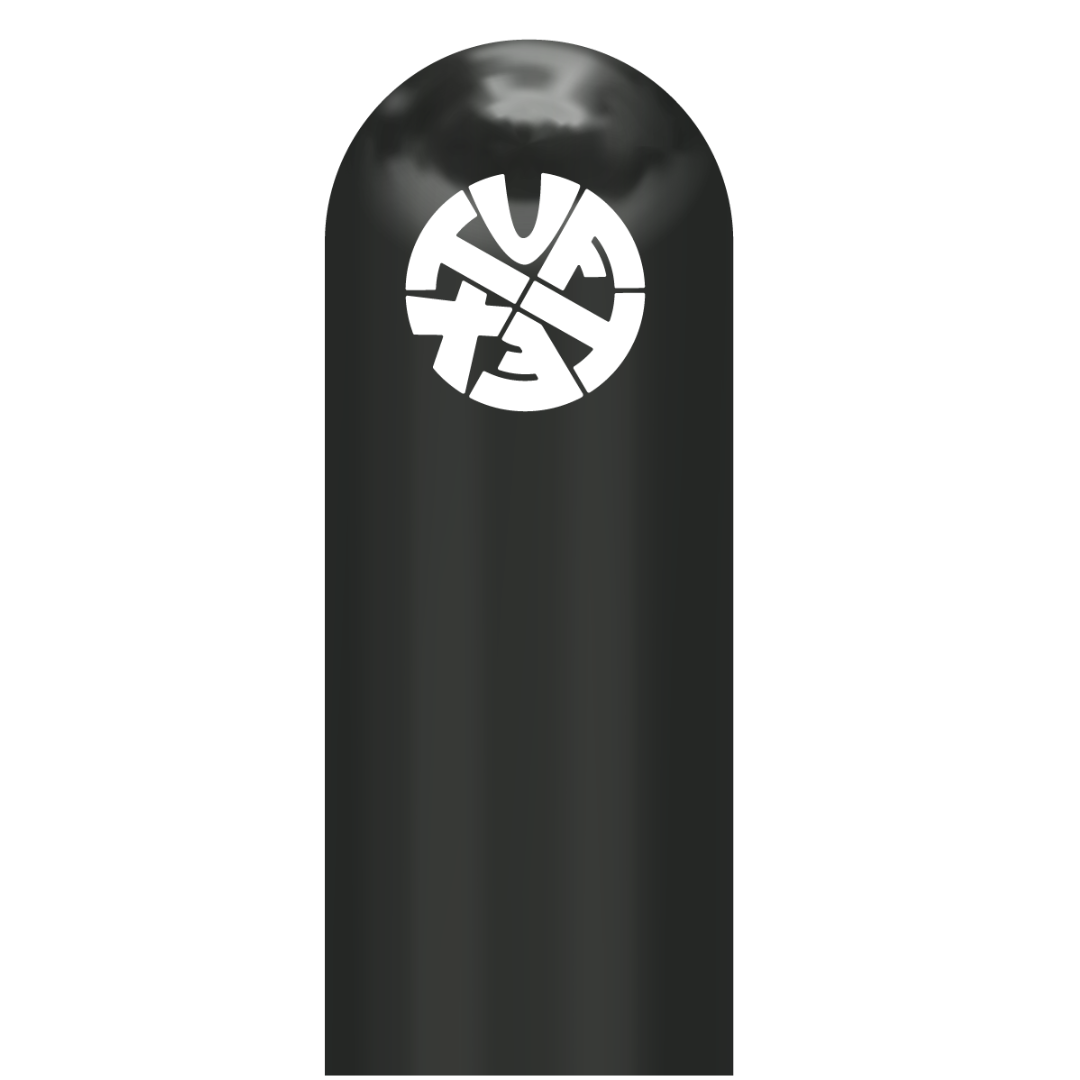 TT-260's Tuftex Effects Shadow - Black Metallic Twisting Latex Balloons | 50 Count