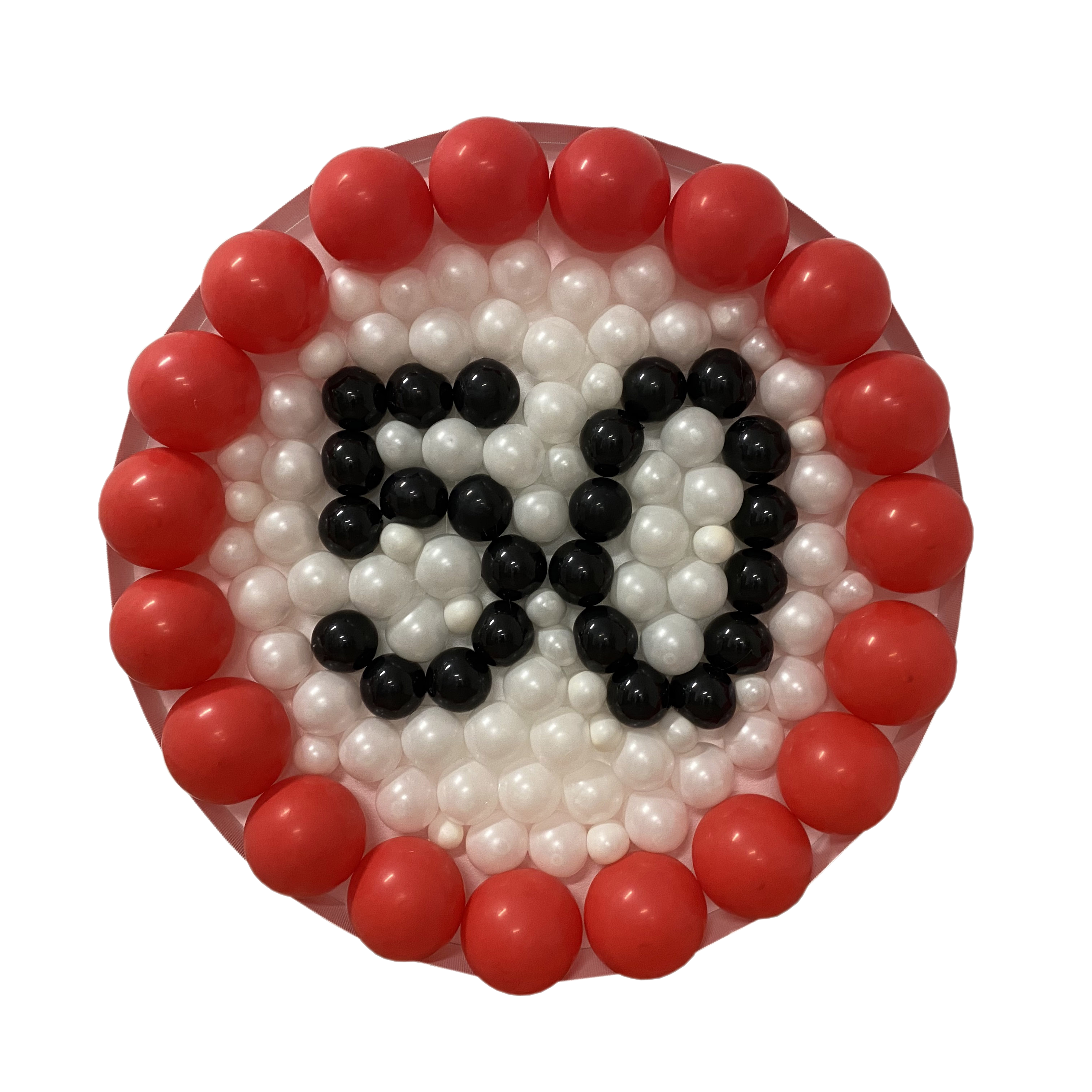 47" DIY Circle Mosaic Balloon Frame - 47" x 47" | Balloons Not Included