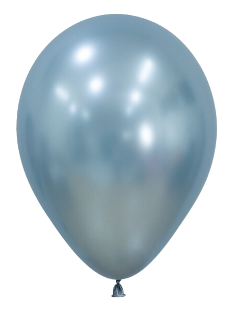 11" Sempertex Silk Arctic Blue Latex Balloons | 50 Count