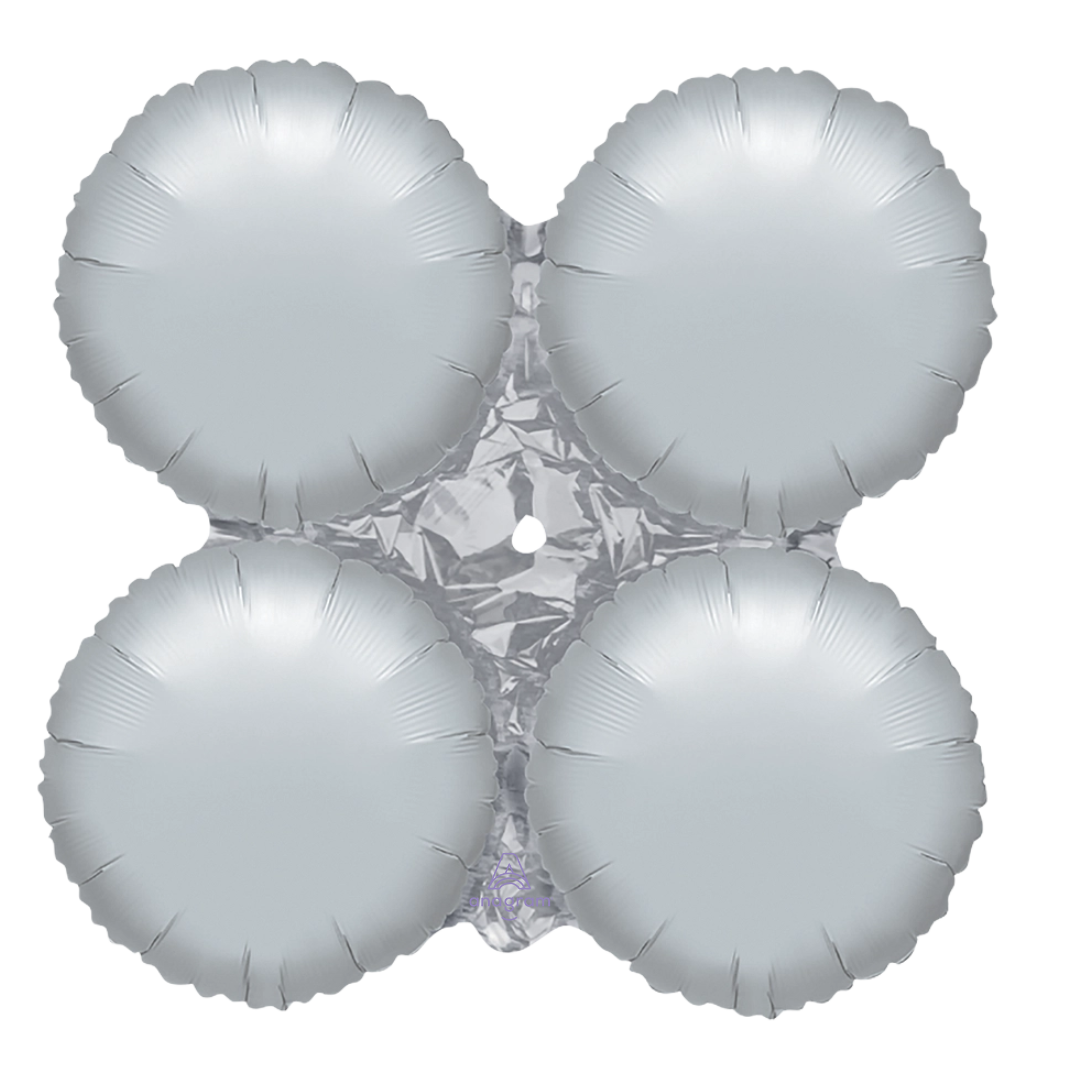 18" Anagram Silver Metallic Magic Arch Foil Balloon