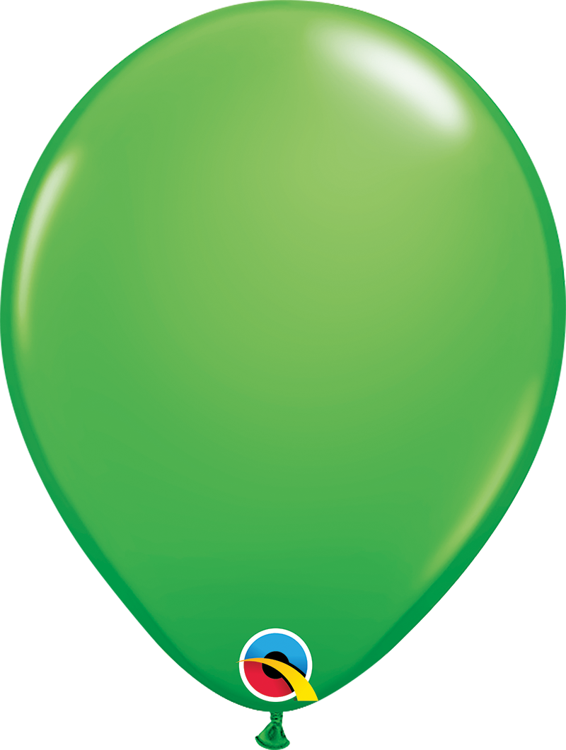 11" Qualatex Spring Green Latex Balloons | 100 Count