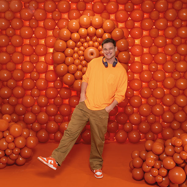 6" Sempertex Deluxe Sunset Orange Link-O-Loon Latex Balloons | 50 Count