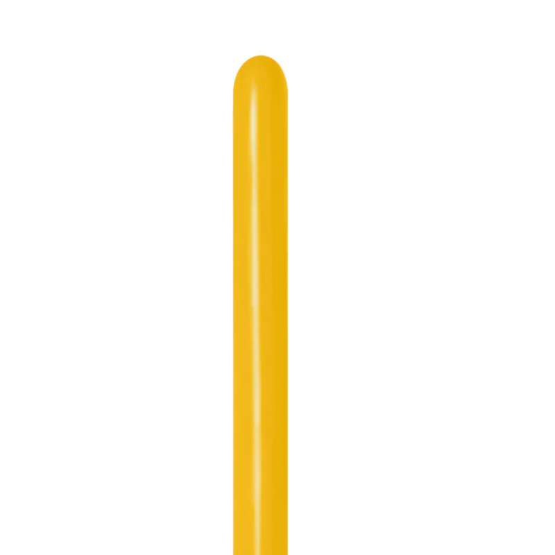 260s Sempertex Deluxe Honey Yellow Twisting - Entertainer Balloons | 50 Count