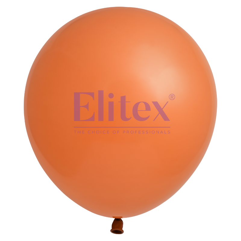 6" Elitex Teak Brown Standard Round Latex Balloons | 50 Count