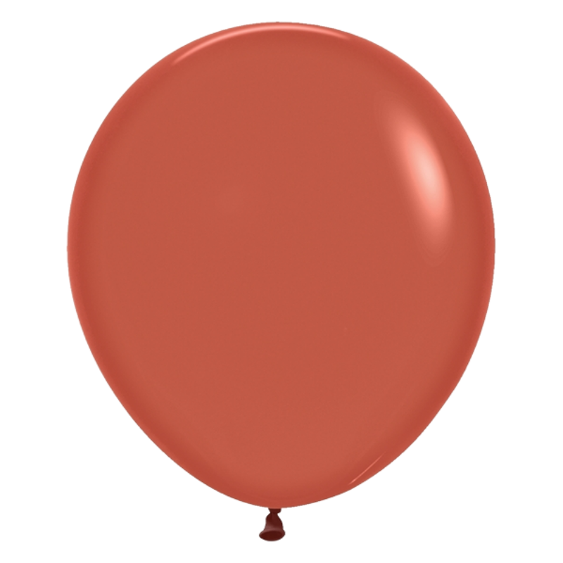 18" Sempertex Deluxe Terracotta Latex Balloons | 25 Count