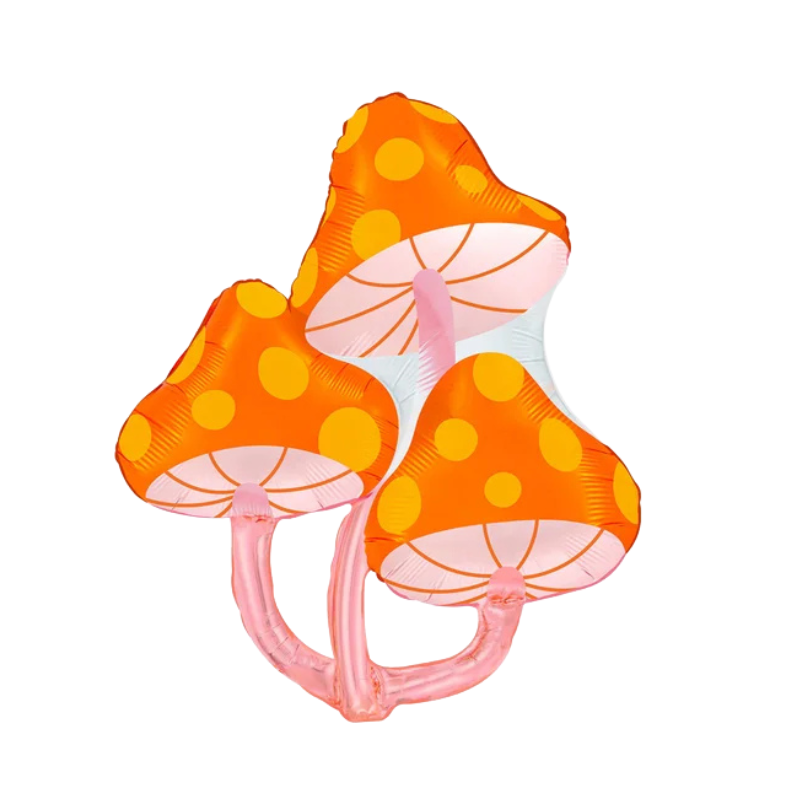 40" Burst Party Co. Triple Mushroom Foil Balloon