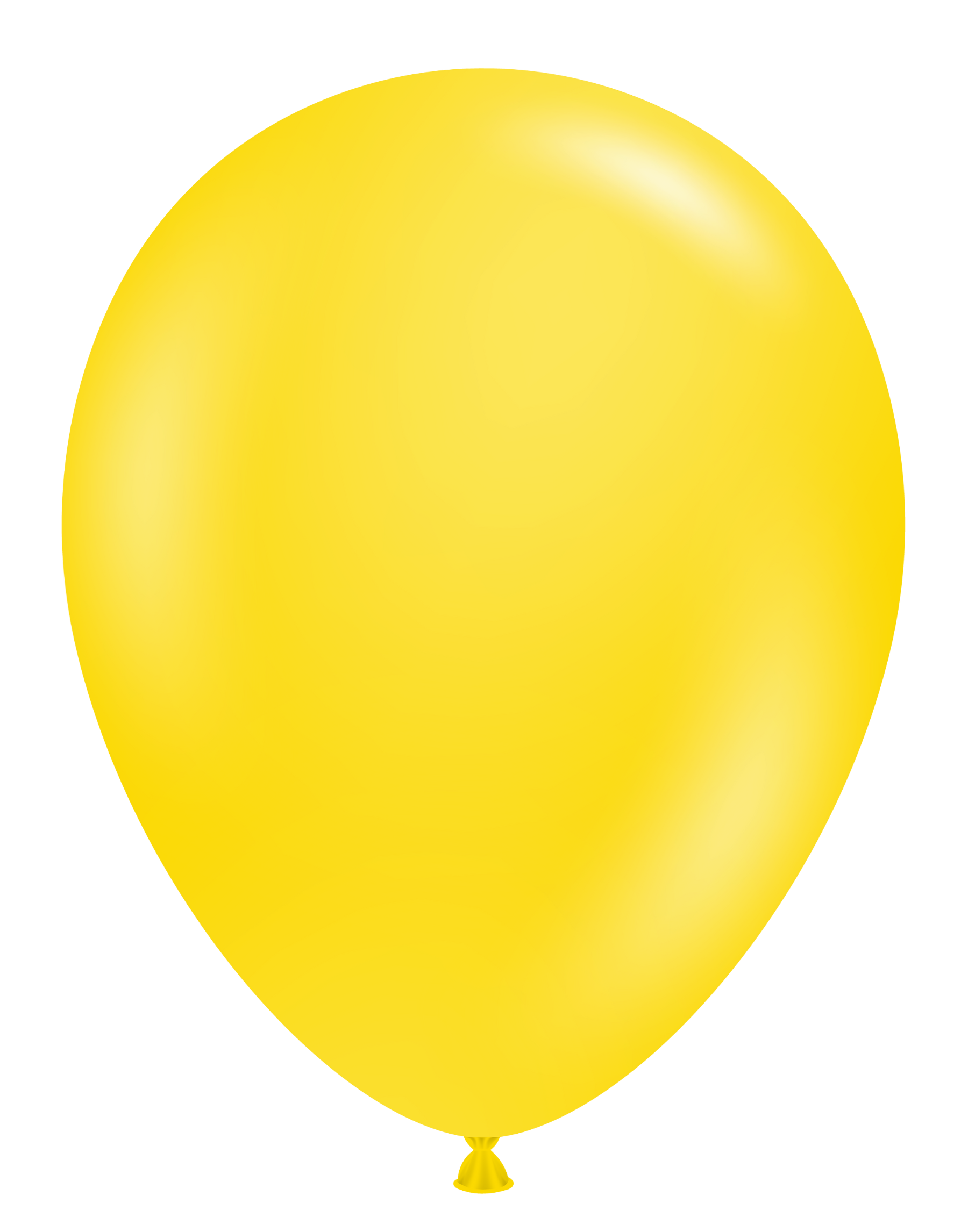 17" TUFTEX Yellow Latex Balloons | 50 Count