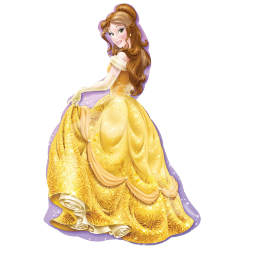 39" Anagram Princess Belle Super Shape Foil Balloon