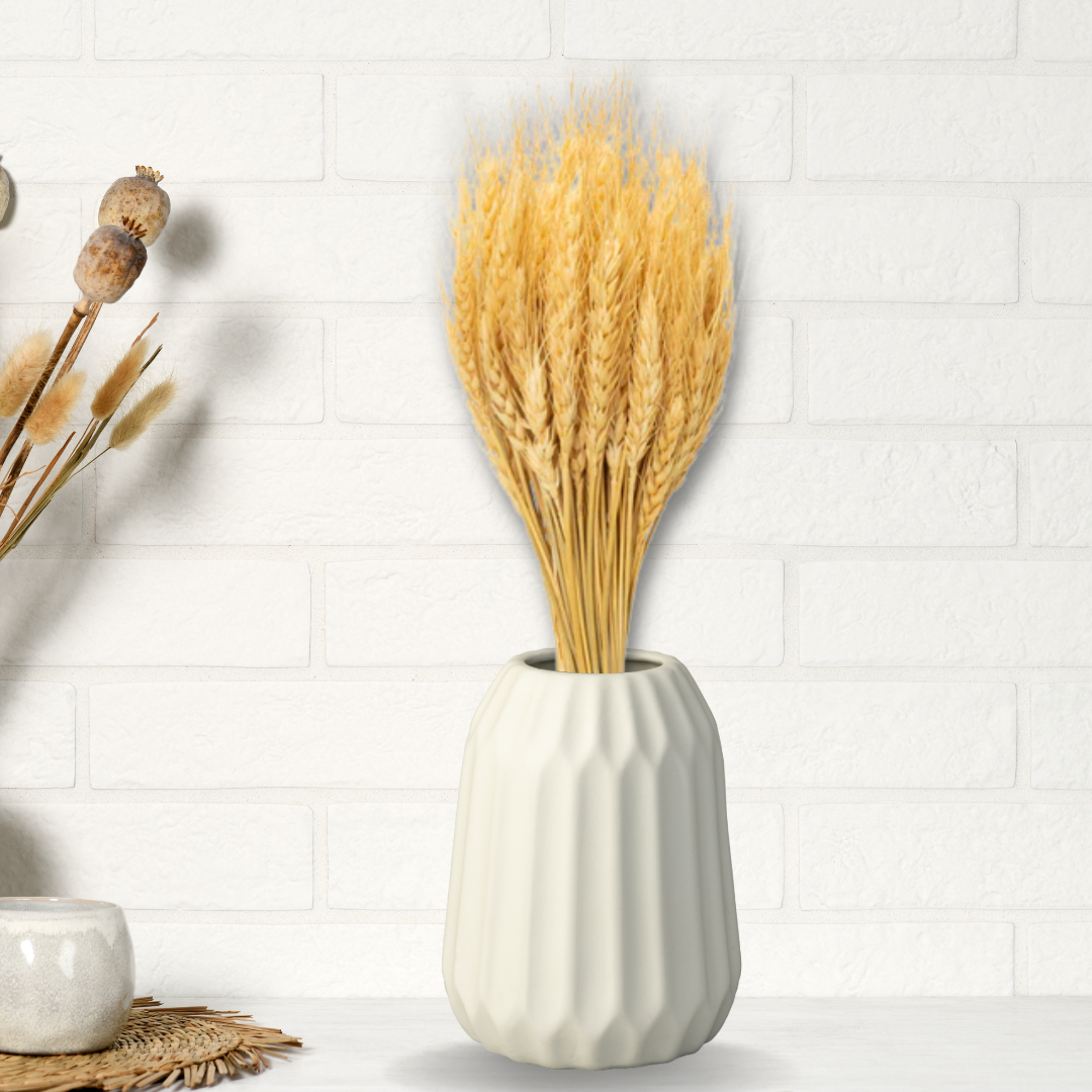 Artificial Natural Preserved Wheat Stalks | 1 Bundle