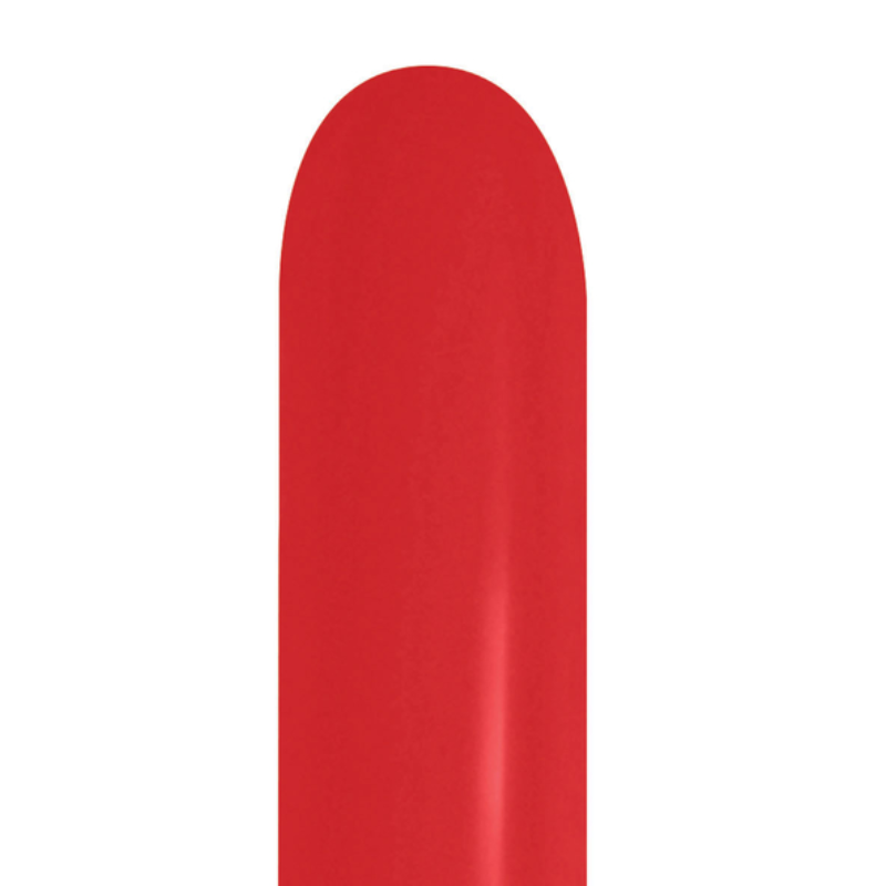 260s Sempertex Metallic Pearlized Red Twisting - Entertainer Latex Balloons | 50 Count