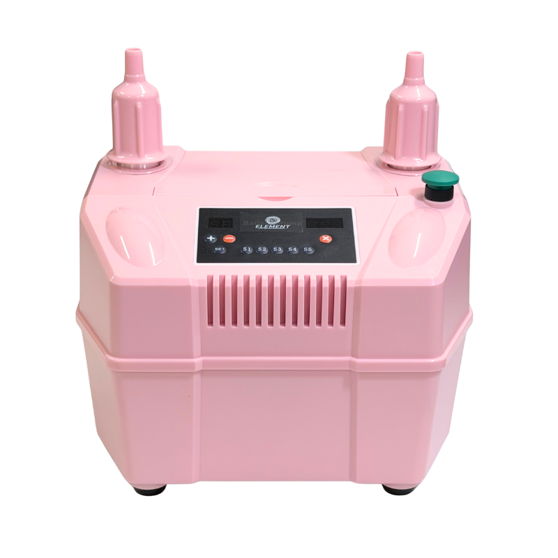 Element Series -Pink Whirlwind Quantitative Precision Inflator | Includes Digital Sizer & Foot Pedal!