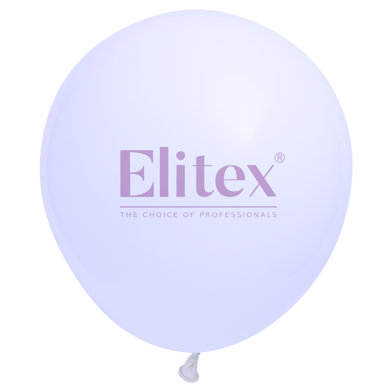 12" Elitex White Standard Round Latex Balloons | 50 Count
