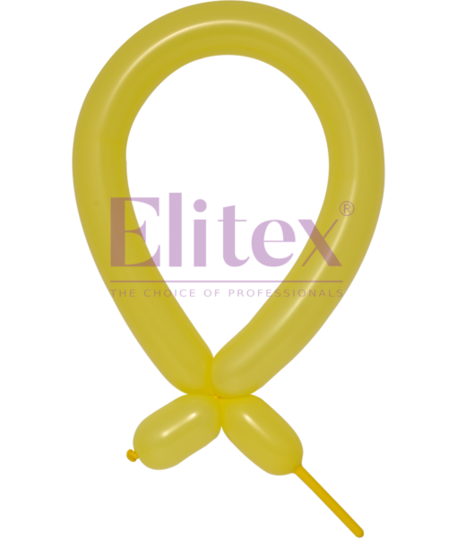 160 Elitex Nozzle Up Yellow Standard Modeling - Twisting Balloons | 50 Count