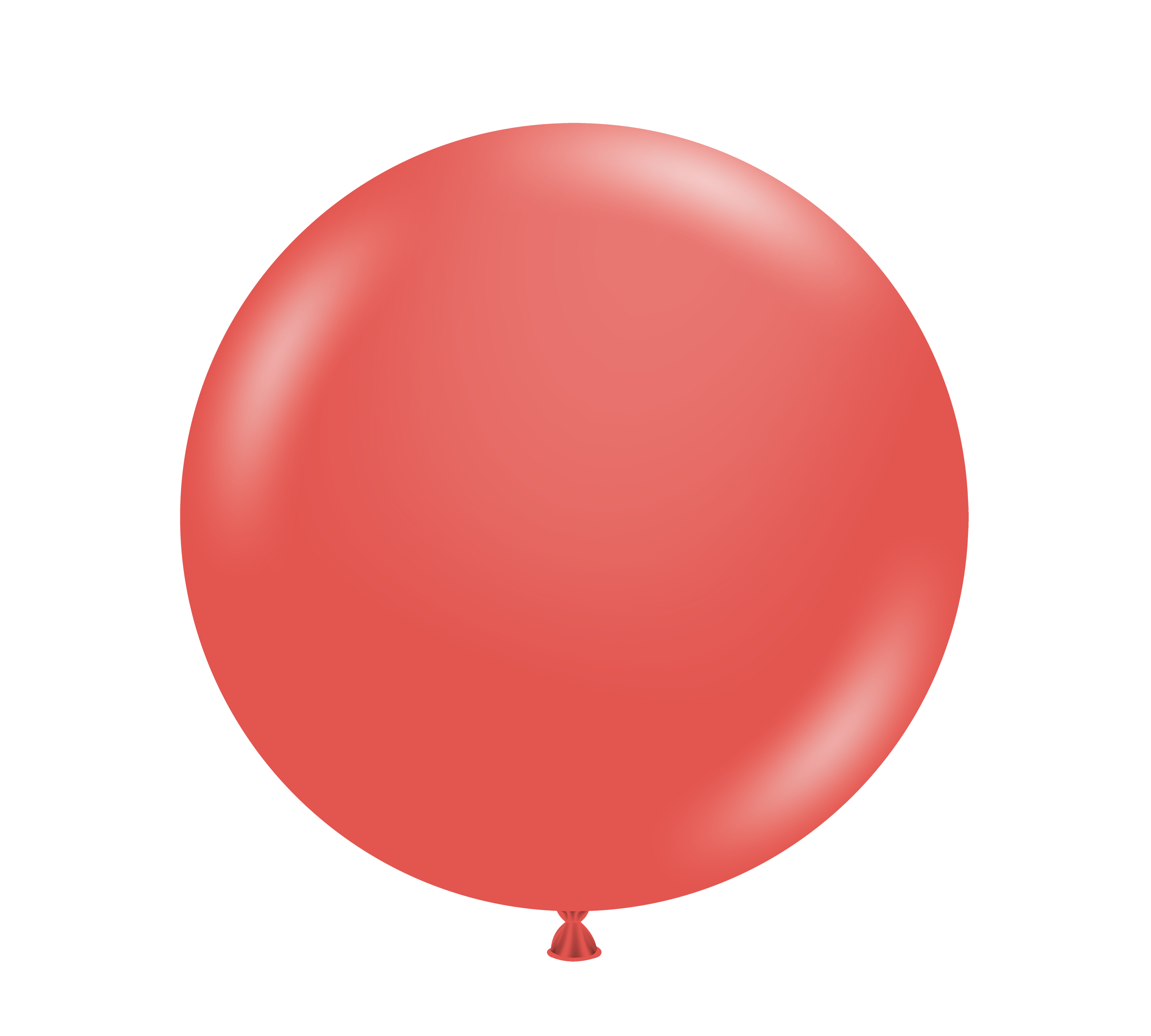 24" TUFTEX Aloha - Red Orange Latex Balloons | 25 Count