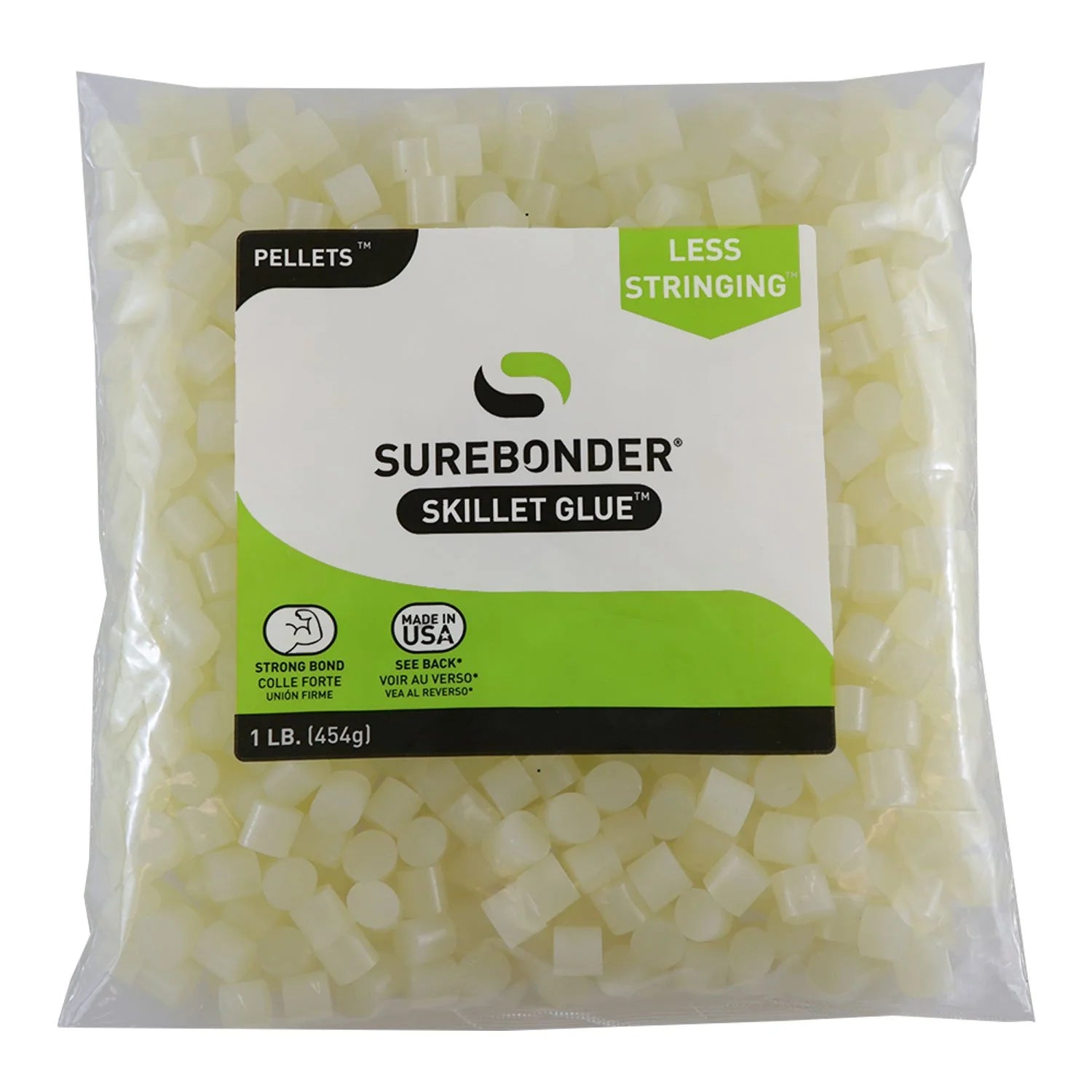 Surebonder Skillet Hot Glue Cube Pellets - High Strength Bond | 1 LB Bag