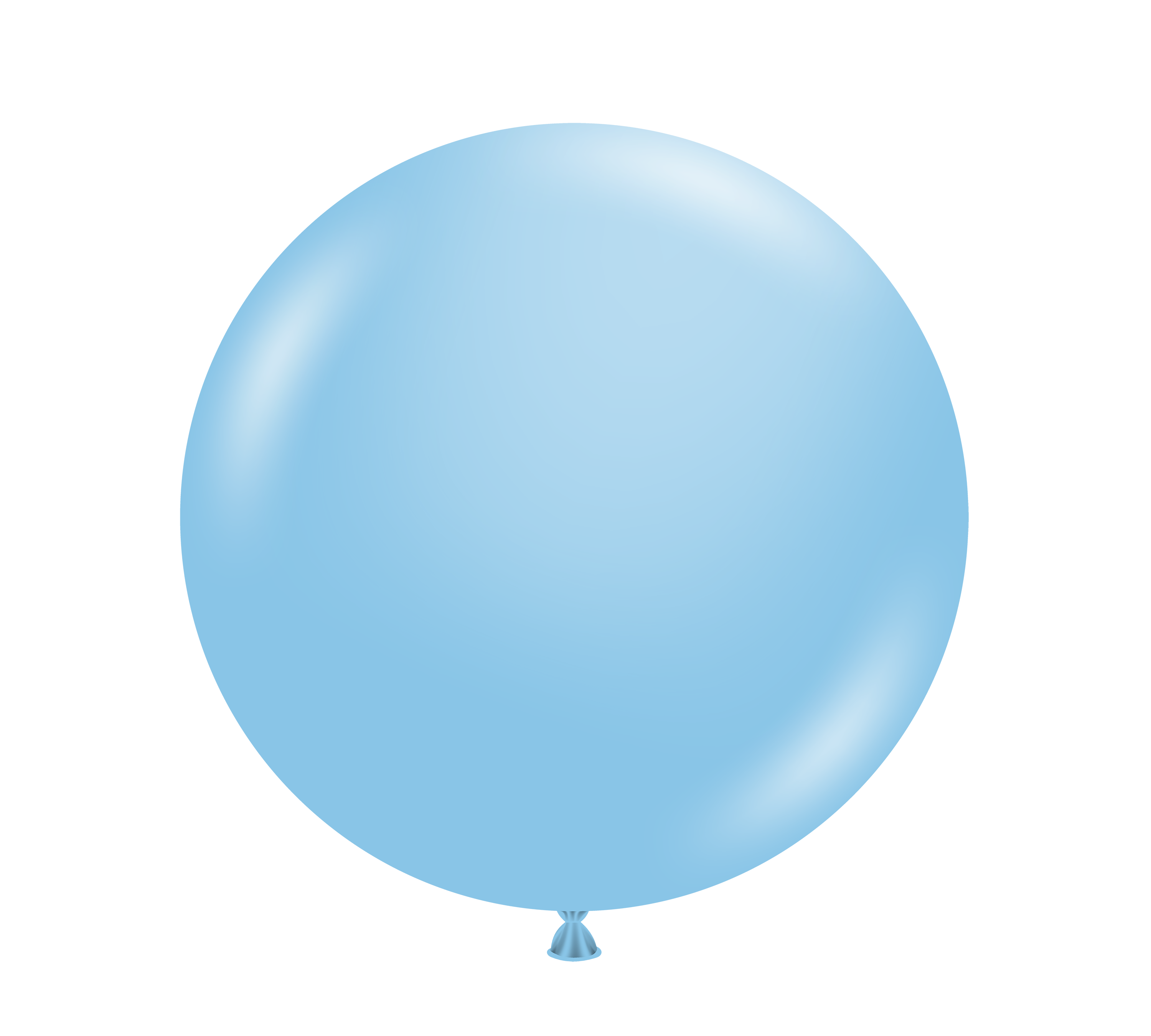 36" TUFTEX Baby Blue Latex Balloons - 3 Foot Giant | 2 Count