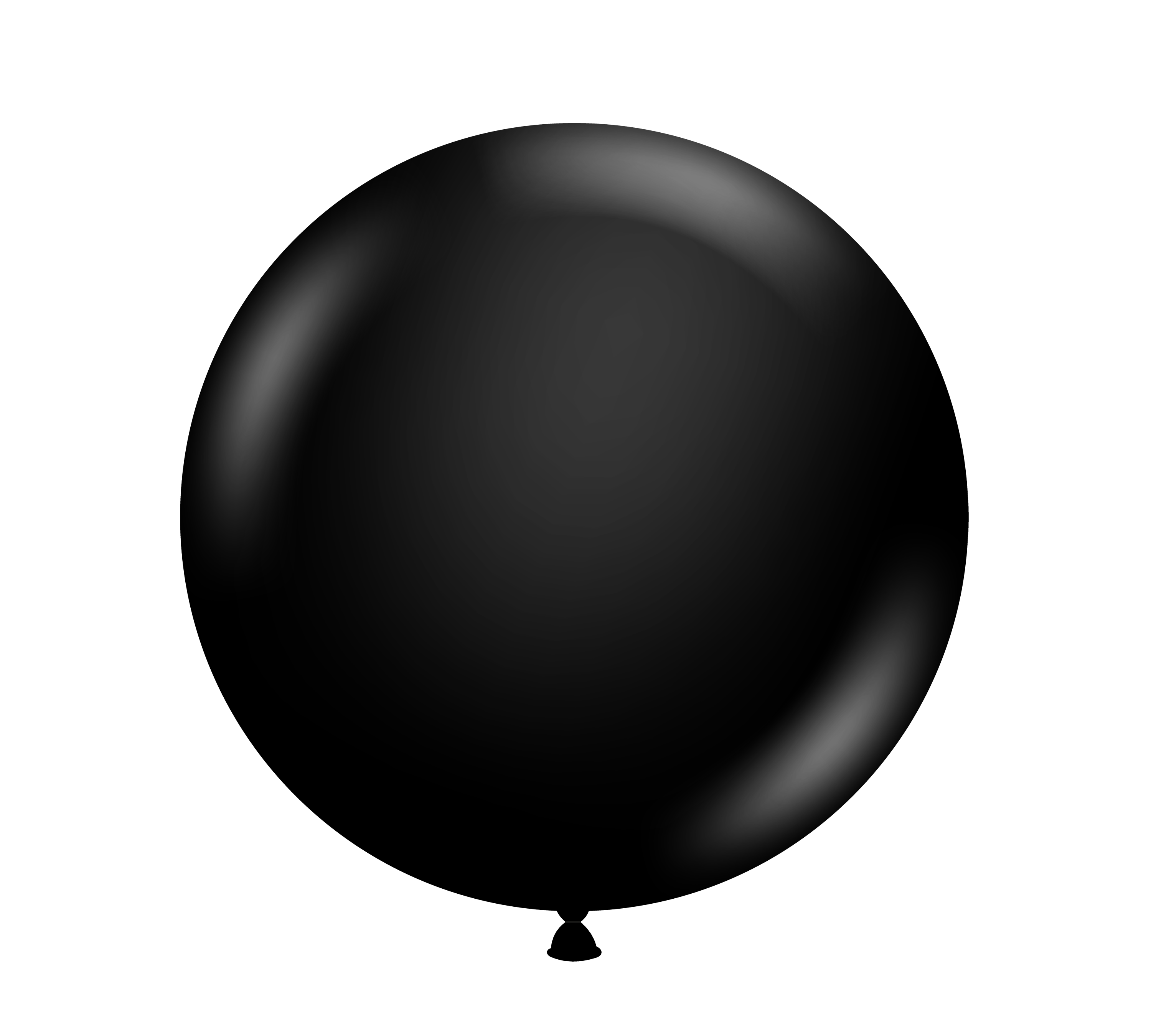 24" TUFTEX Black Latex Balloons | 25 Count