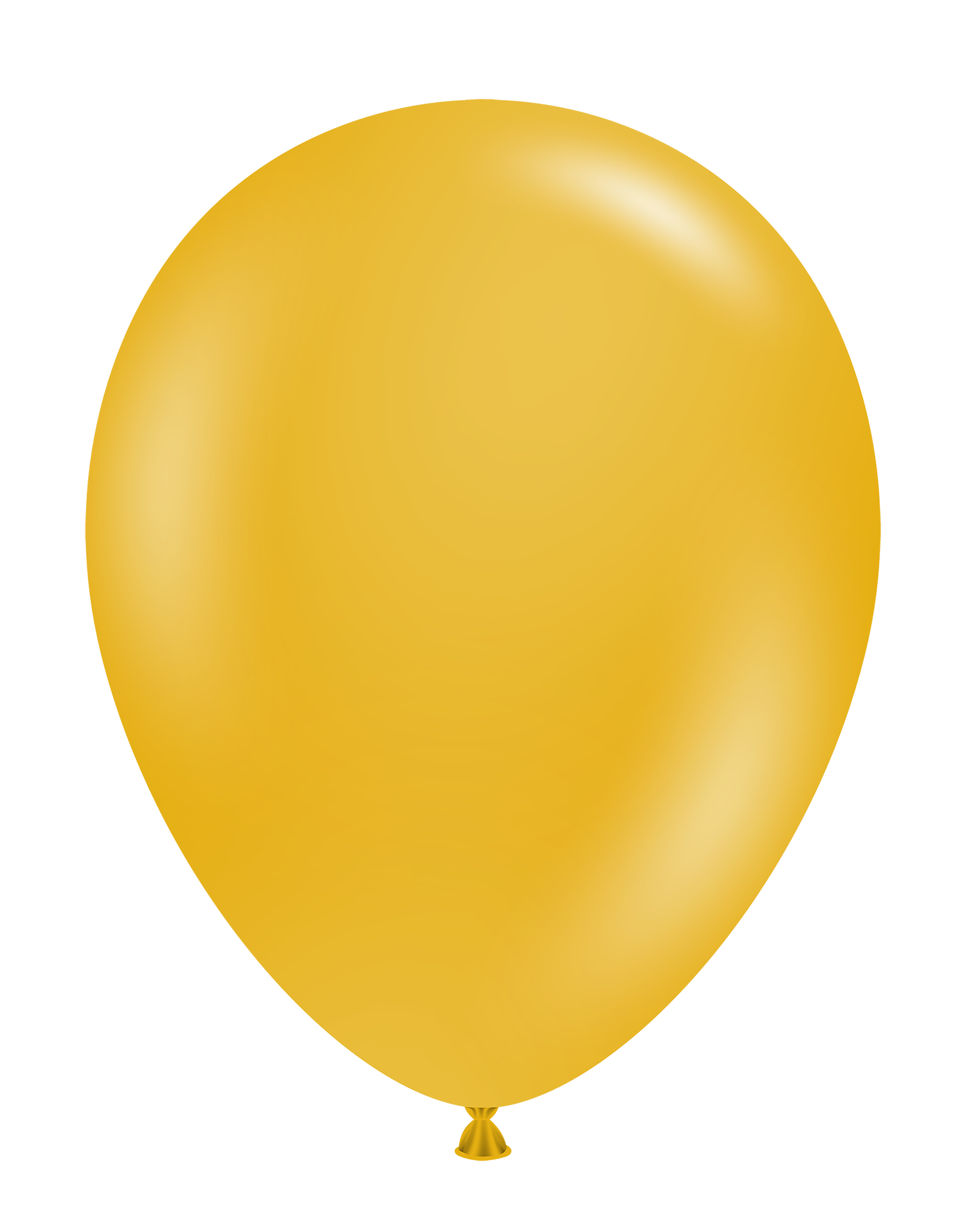 17" TUFTEX Mustard Latex Balloons | 50 Count