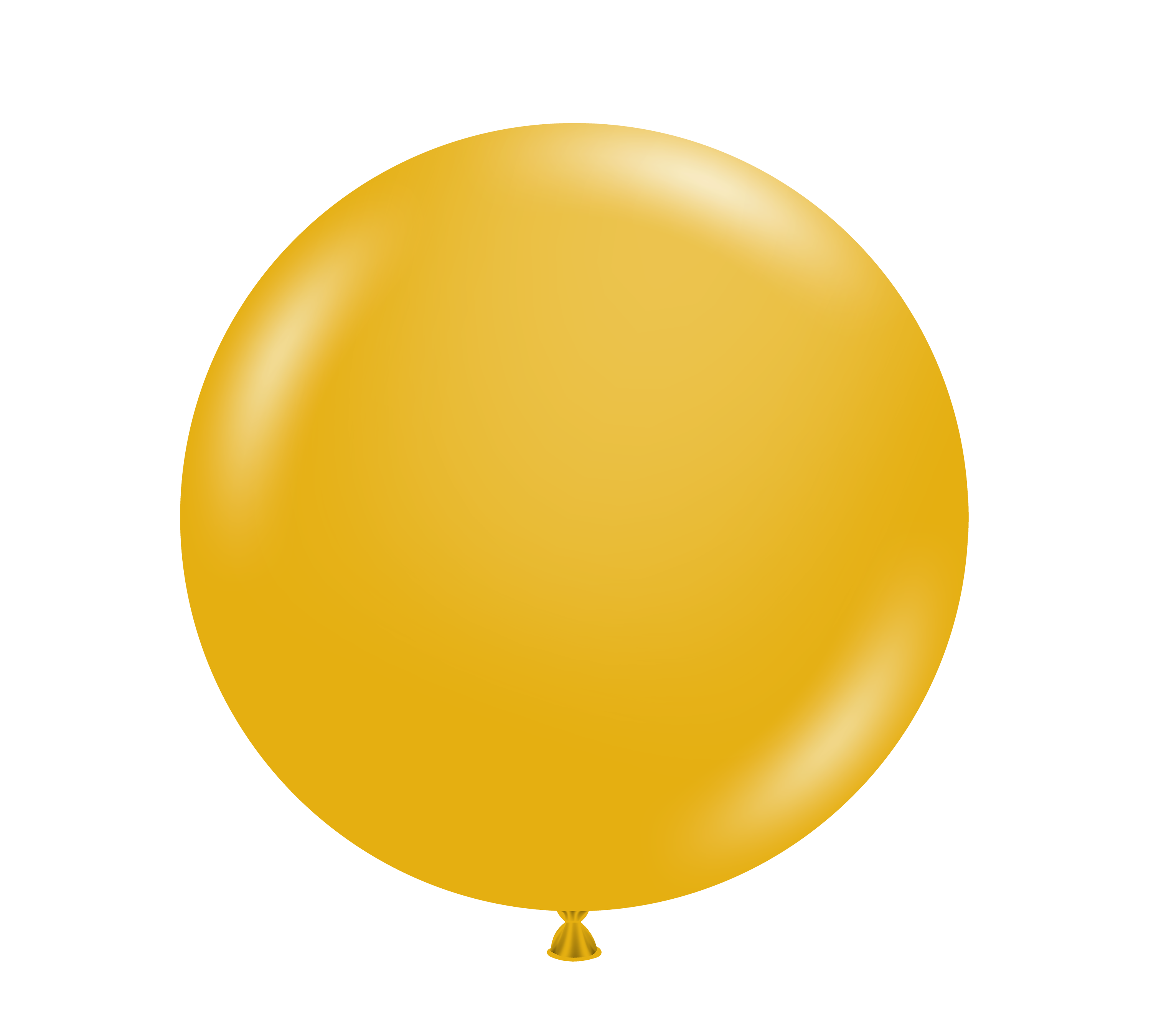 24" TUFTEX Mustard Latex Balloons | 25 Count