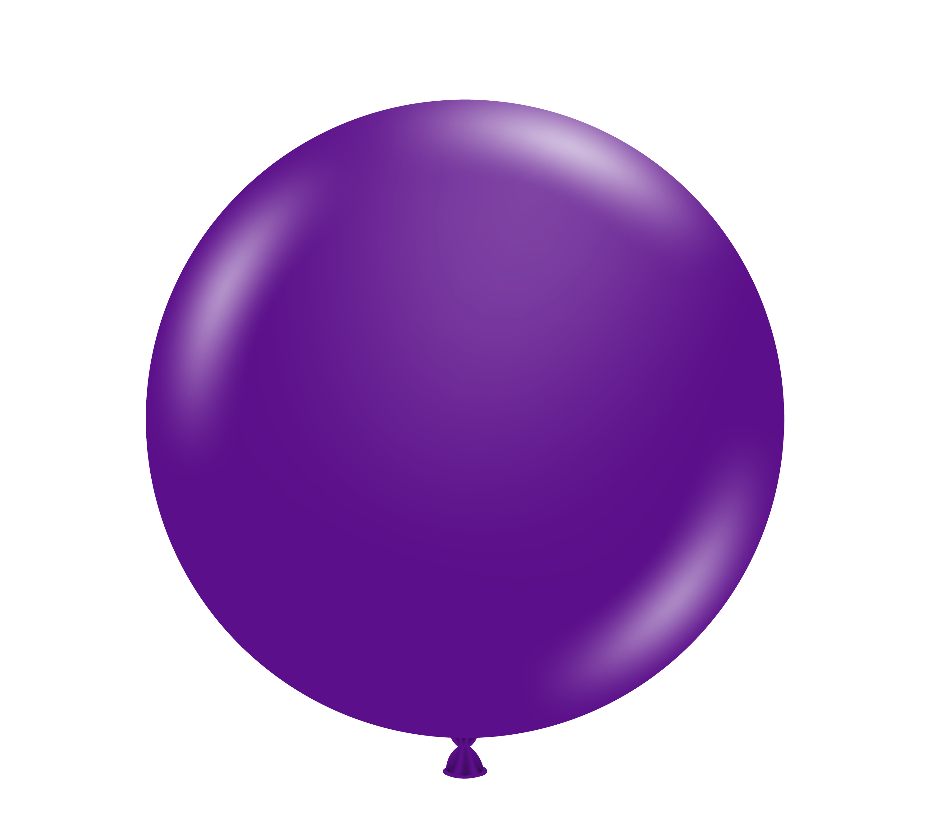 36" TUFTEX Plum Purple Latex Balloons - 3 Foot Giant | 2 Count