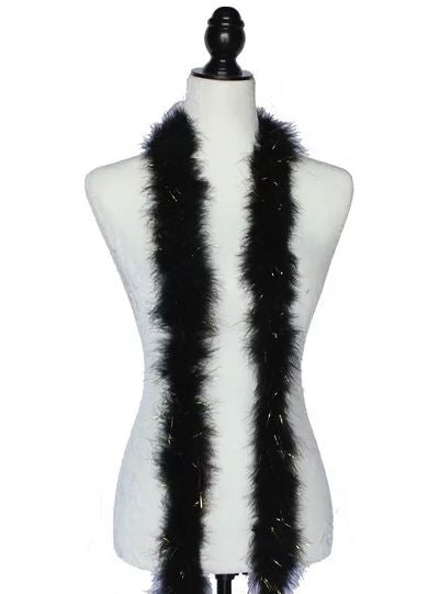 6' Feather Boa Marabou Lurex Line | 1 Count