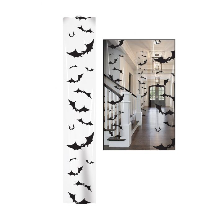 6' Bat Party Panels Halloween Party Decoration | 3 Pieces