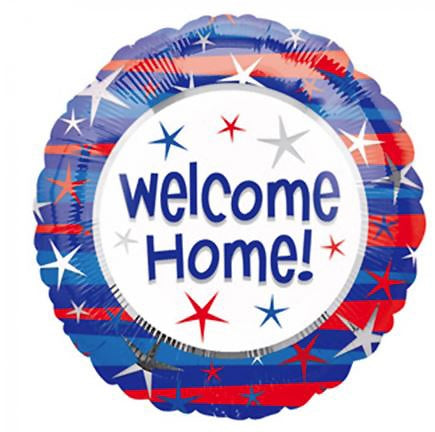 18" Welcome Home Red, White & Blue Stars (WSL) | Clearance - While Supplies Last