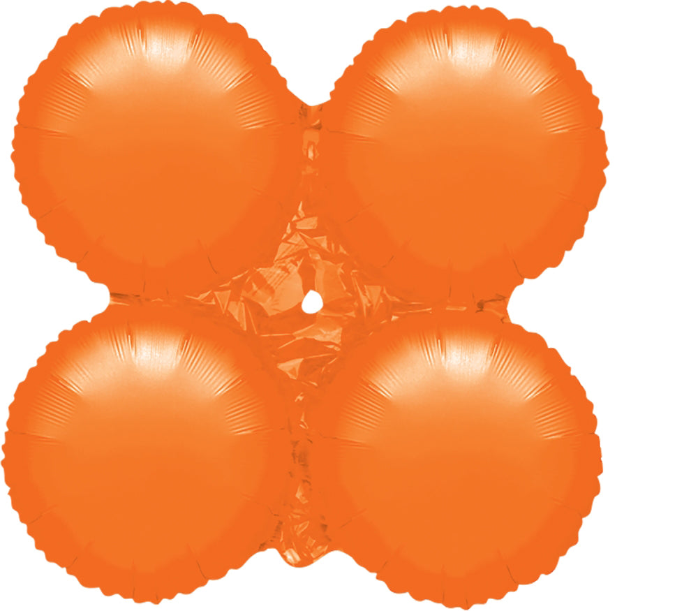 18" Anagram Orange Metallic Magic Arch Foil Balloon
