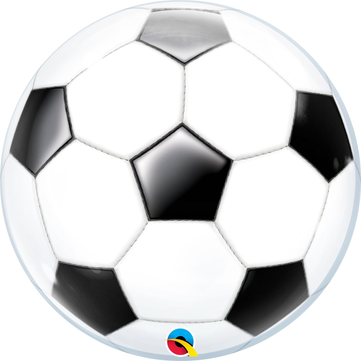 22" Soccer Ball Qualatex Bubble Balloon